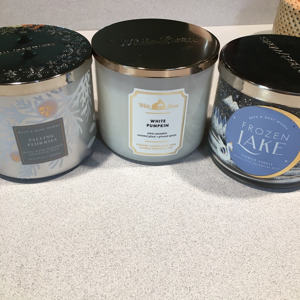 Winter scents , Bath and Body Works 3 wicks